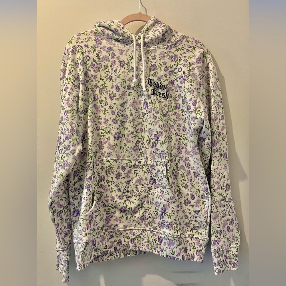 Teddy Fresh Lavender Floral Hoodie